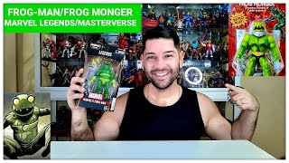 MARVEL LEGENDS FROGMAN HOMENSAPO ACTION FIGURE REVIEW FROG MONGER MASTERVERSE [upl. by Freida225]