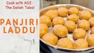 Panjiri Ladoo Recipe  How to make Panjiri Ladoo [upl. by Delcine220]