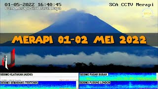 Rekaman 0102 Mei 2022 Live Merapi  Indonesias Mount Merapi  Volcano Eruption [upl. by Ulphiah]