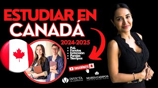 Estudiar en Canada 2025  Provincial Attestation Letter Parejas Fondos extensión de permiso y más [upl. by Plante176]