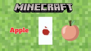 Minecraft Apple Banner Design  Its Banner Time [upl. by Honna787]