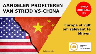 Aandelen profiteren van strijd tussen de VS en China  185 Turbo Journaal [upl. by Kehoe]