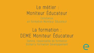 Fiche Métier Moniteur Educateur [upl. by Debra865]