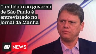 Tarcísio de Freitas defende novas câmeras contratadas para PM [upl. by Katsuyama666]