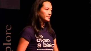 TEDxPearlRiver  Nissa Marion  Coastal Clean Up and Introduces Rob Stewart [upl. by Esihcoc177]