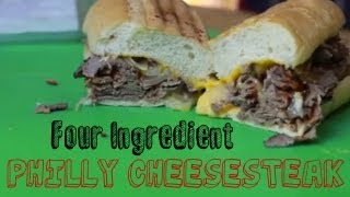 Quick Philly Cheesesteak 4 Ingredient Munchies [upl. by Hsital]