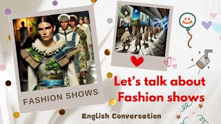 English Conversation Runway Fashion Show  Catwalk Fashion Show [upl. by Anawik]