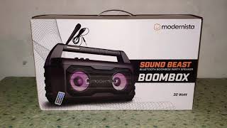 Modernista Sound Beast BoomBox Best 32 watt Modernista ignite coming soon [upl. by Handy]