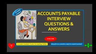 Accounts Payable Interview Questions amp Answers😇 [upl. by Sylvester462]