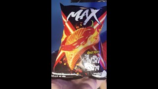 Lays Max Ridged Ghost Pepper Chips Review [upl. by Anileda656]