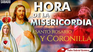 🌹HORA DELA MISERICORDIA Coronilla dela Misericordia y Santo Rosario de hoy sábado 6 de abril de 2024 [upl. by Ydnagrub47]