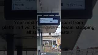 Train announcement at Yarraman station [upl. by Wolff]