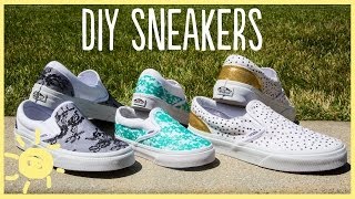 DIY  Lace Sneakers Cute and Easy [upl. by Frost]