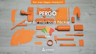 Hur tar man bort fläckar från ett vinylgolv  Pergotutorial [upl. by Seroled]