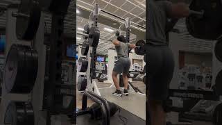 Weighted squats 3 reps 185 lbs [upl. by Hunley]