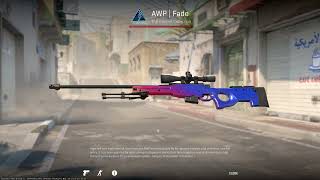 AWP Fade CS2 Skin Inspect [upl. by Lennie]