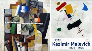 Artist Kazimir Malevich 1879  1935  Suprematism Painter  WAA [upl. by Grania]