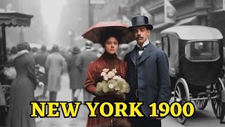 What Life Was Like In 1900s In NEW YORK [upl. by Aenad287]