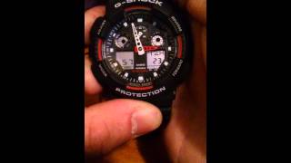 How to adjust the time on a g shock watch [upl. by Ardnohs]