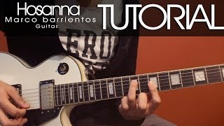 TUTORIAL  Hosanna  Marco barrientos  Guitarra  Intro  Acordes  Solo [upl. by Snowber]