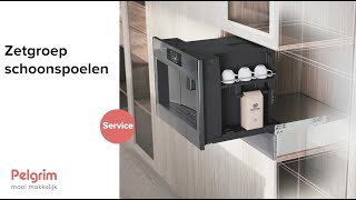 Hoe reinig ik de zetgroep van mijn koffiemachine  Schoonspoelen  Pelgrim service [upl. by Lilac]