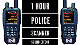 1 Hour Police Radio Chatter Sound Effect  Walkie Talkie Scanner Sounds  Royalty Free [upl. by Rhyne325]