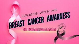 Create With Me Breast Cancer Awareness 🎀 Gift Concept From Scratch [upl. by Grannie53]