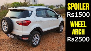 Ford Ecosport  Accessories for Less than HALF THE PRICE Installation and Review [upl. by Nerrot275]