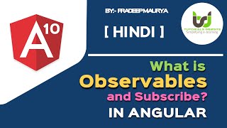 Observables and subscribe in Angular  RxJS Observable  Angular 10 Tutorials in Hindi  Part44 [upl. by Lamonica]