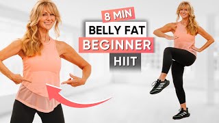 8Minute Standing Abs Lower Belly Fat Workout  BEGINNER ABS [upl. by Ytsim]