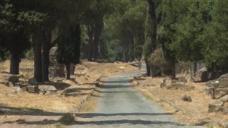 Ancient Roman Appian Way running for inclusion in UNESCO World Heritage List [upl. by Ahtamat]