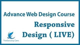 Web Design Advance Course Bangla   Live Mini Project  Responsive Design [upl. by Elleryt]