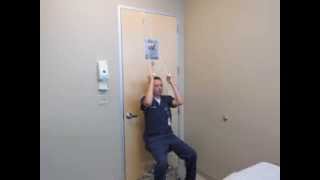 Shoulder Rehabilitation Exercise  Rope amp Pulley Demonstration [upl. by Bannon]