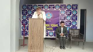 Motivational lecture for Students  Speaker Dr Muhammad Hussain PhD USA  Allama Iqbal School [upl. by Ettelliw]