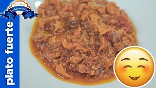 Chicharron prensado en salsa roja 💜💜💜 Las Recetas de Rosy [upl. by Jeff]