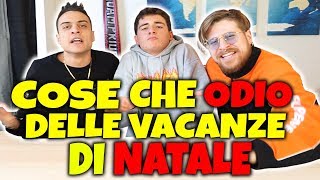 LE COSE CHE ODIO DELLE VACANZE DI NATALE Feat AWED e Riccardo Dose [upl. by Tigges746]