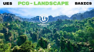 Unreal Engine 5 PCG Landscape and Spline Tutorial [upl. by Annaul]