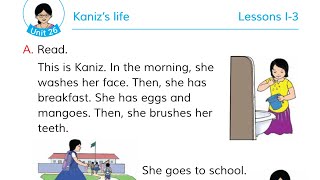 Class 2 English Unit 26 Kanizs life Book 2020 [upl. by Charo858]