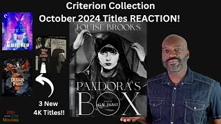 Criterion Collection October 2024 Titles REACTION [upl. by Arramahs332]