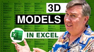 Excel  Support for 3D Models in Excel  Episode 2109 [upl. by Hsaniva]