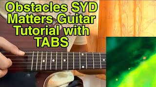 Syd Matters  Obstacles  Easy Guitar Tutorial LessonMain Riff [upl. by Eiramanad]