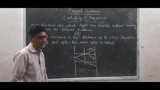 Class12 Physics Fresnel Distance Validity of Ray Optics [upl. by Deedahs]