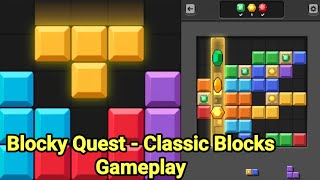 Blocky Quest  Classic Blocks Game Gameplay [upl. by Aisena]