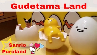 Gudetama Land 🍳 Sanrio Puroland 🎀 Tama Tokyo Japan [upl. by Kern]