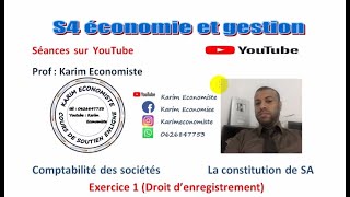 Comptabilité des sociétés S4 partie 7 quot La constitution de la SA quot [upl. by Hafler139]