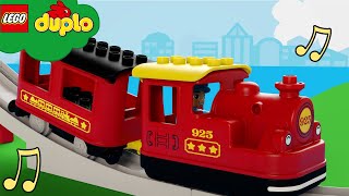 All Aboard the Train Song  LEGO DUPLO Nursery Rhymes  Cartoons and Kids Songs [upl. by Pilif]