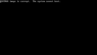 SOLVED BOOTMGR image is corrupted The system cannot boot [upl. by Morril150]