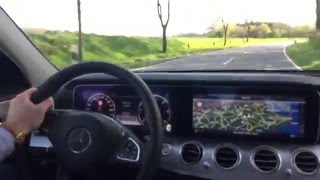 Mercedes E220d 2016 0100 Autobahn 240 kmh POV 194PS [upl. by Godric913]