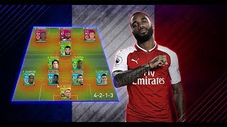 ESTA ES LA MEJOR SELECCION DE FRANCIA QUE PUEDO ARMAR EN PES 2018 MYCLUB [upl. by Ymrots]