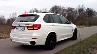 New BMW X5 M50d 2014  launch control start amp acceleration [upl. by Lothaire833]